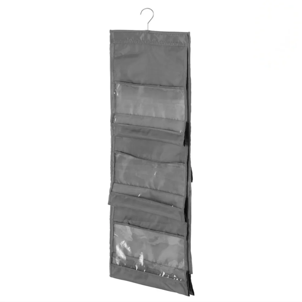 Ikea SKUBB Hanging handbag organizer dark gray